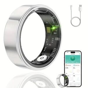 Smart Fitness Ring - Silver 7’